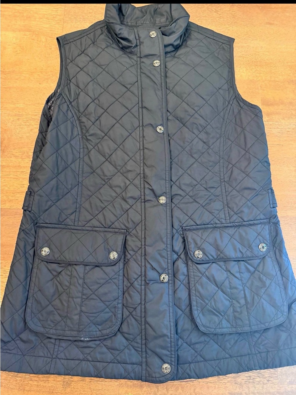 Peter Millar Quilted Navy Sleeveless Vest